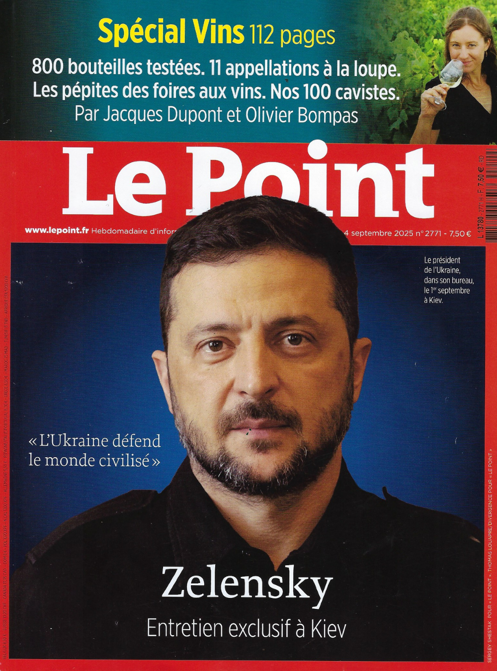 &laquo;&nbsp;Le Point&nbsp;&raquo; se penche sur le Muscadet, Domaine Gadais P&egrave;re &amp; Fils